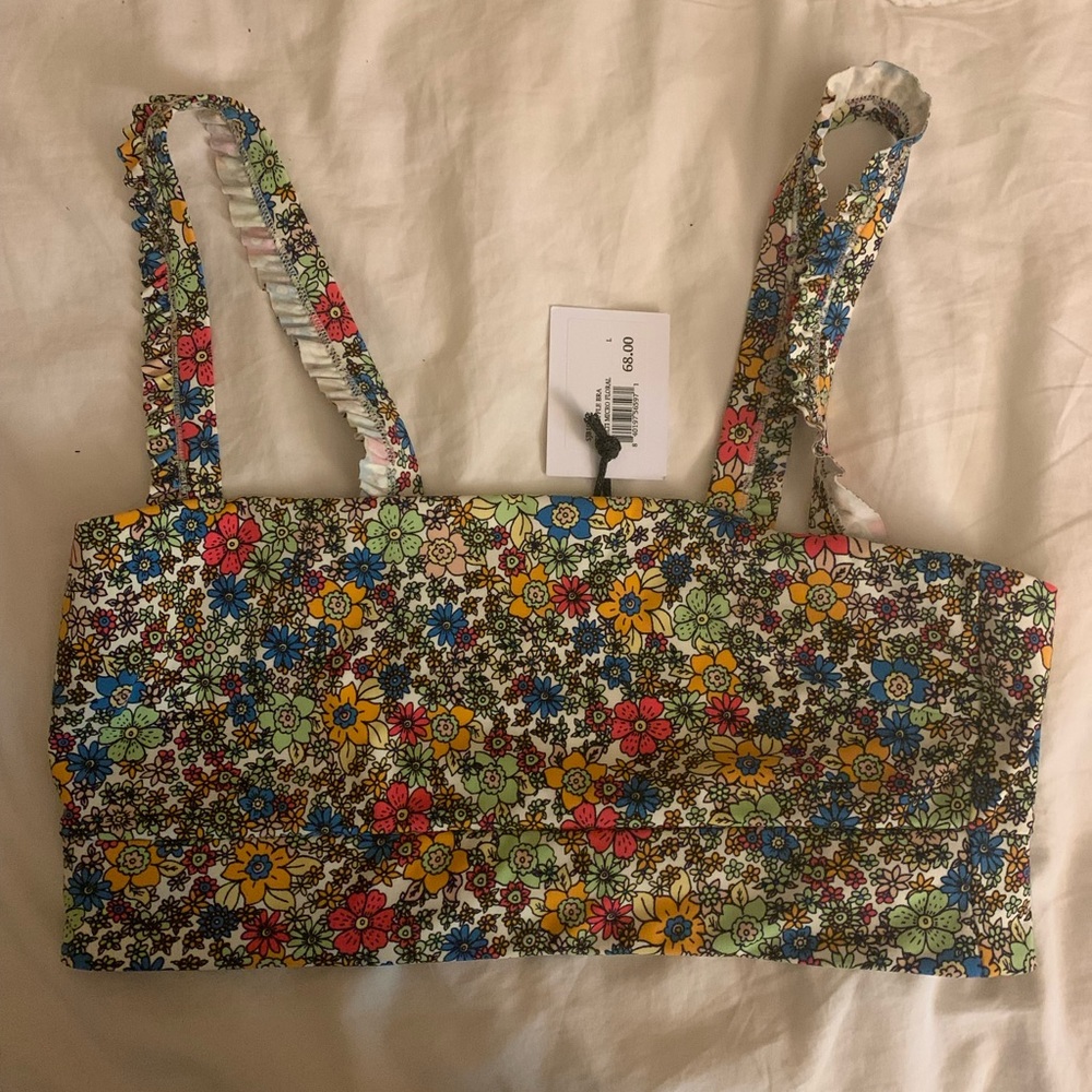 Sincerely Jules for Bandier Rue Ruffle Bra size Large